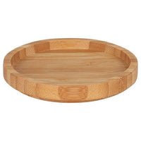 Flat plate Wood (ø 10 x 1,5 cm)