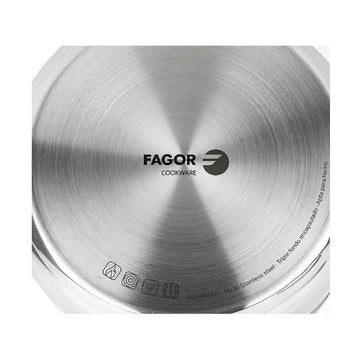 Casserole FAGOR Acier inoxydable 18/10 Chrome (Ø 28 cm)