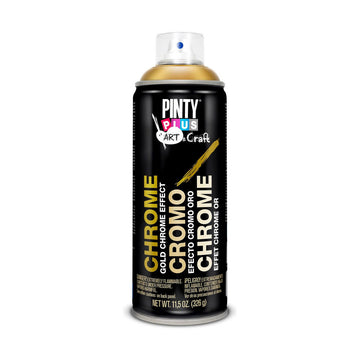 Peinture en spray Pintyplus Art & Craft C151 Chrome 400 ml Doré