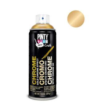 Peinture en spray Pintyplus Art & Craft C151 Chrome 400 ml Doré