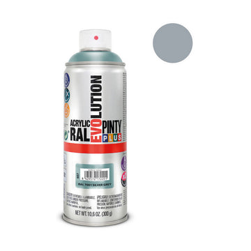 Peinture en spray Pintyplus Evolution RAL 7001 400 ml Silver Grey