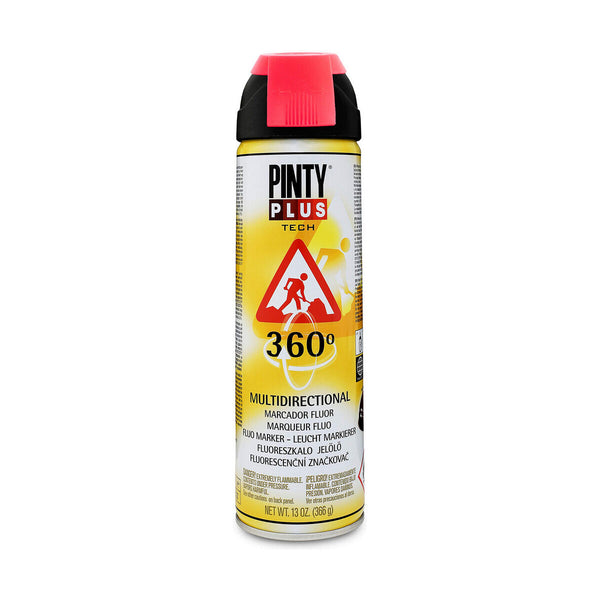 Peinture en spray Pintyplus Tech T107 360º Rouge 500 ml