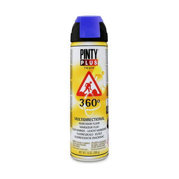 Spray paint Pintyplus Tech T118 360º Blue 500 ml