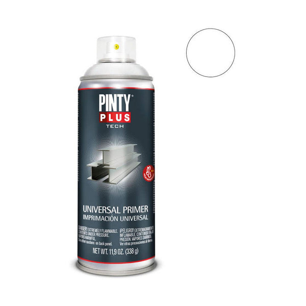 Peinture en spray Pintyplus Tech I101 Universel 400 ml Apprêt Blanc