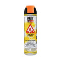 Spray paint Pintyplus Tech T143 360º Orange 500 ml