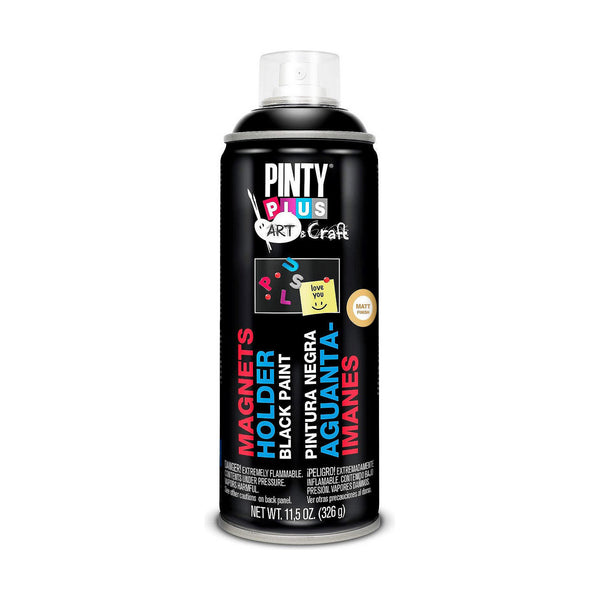 Peinture en spray Pintyplus Art & Craft PI104 Noir Magnétique