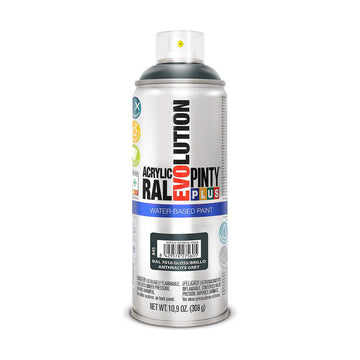 Peinture en spray Pintyplus Evolution RAL 7016 Base d'eau Anthracite 400 ml