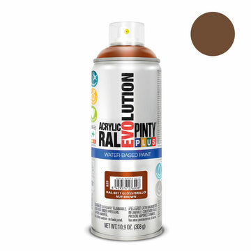 Sprej slika Pintyplus Evolution RAL 8011 Na vodni osnovi Nut Brown 400 ml