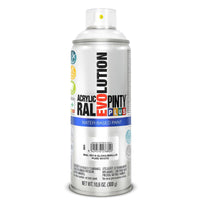 Peinture en spray Pintyplus Evolution RAL 9010 400 ml Base d'eau Pure White