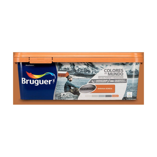 Peinture acrylique Bruguer Boreal Contrast 2,5 L Orange