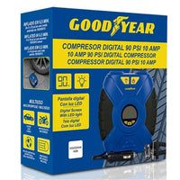 Compresseur d'air portatif avec LED Goodyear GOD0020 12 V 90 PSI