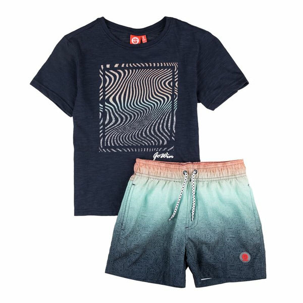 Ensemble de Sport pour Enfants Go & Win Aztec Bleu Noir