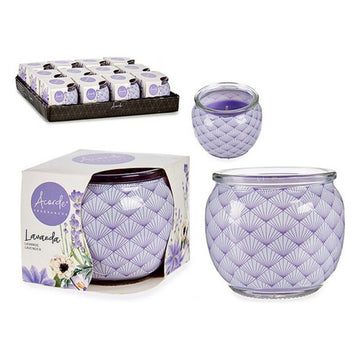 Candle Lavendar Violet (7,6 x 6,5 x 7,6 cm)