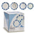 Tableware Blue 19 pcs Porcelain Faded effect