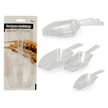 Measuring spoon Transparent Plastic (3 Pieces)