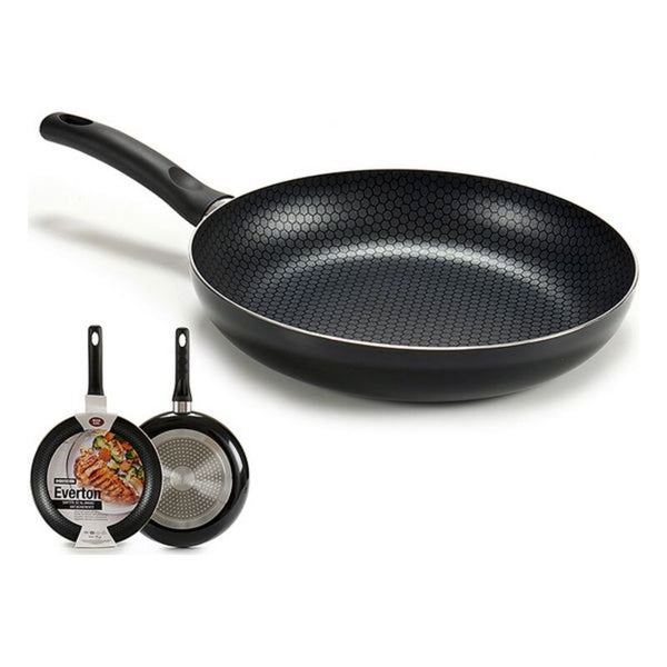 Non-stick frying pan Everton Aluminium Black (Ø 28 cm)