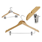 Set of Clothes Hangers Wood Metal (2 Pieces) (3 x 24,5 x 44,5 cm)