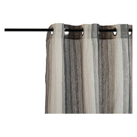 Curtains Grey Stripes (260 x 1 x 140 cm)