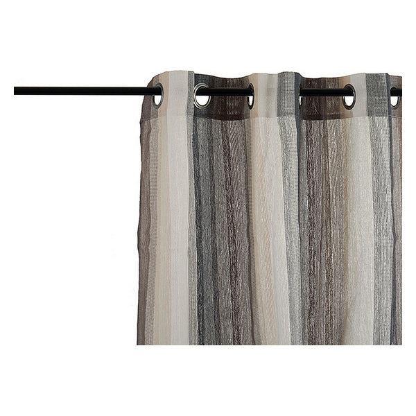 Curtains Grey Stripes (260 x 1 x 140 cm)