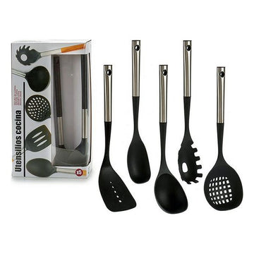 Kitchen Utensils Set Steel (5 Pieces) (8,5 x 35 x 20,5 cm)