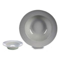 Plate White Porcelain (30 x 7,5 x 30 cm) (Ø 30 cm)