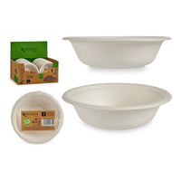 Plate set Biodegradable White Paper (8 pcs)