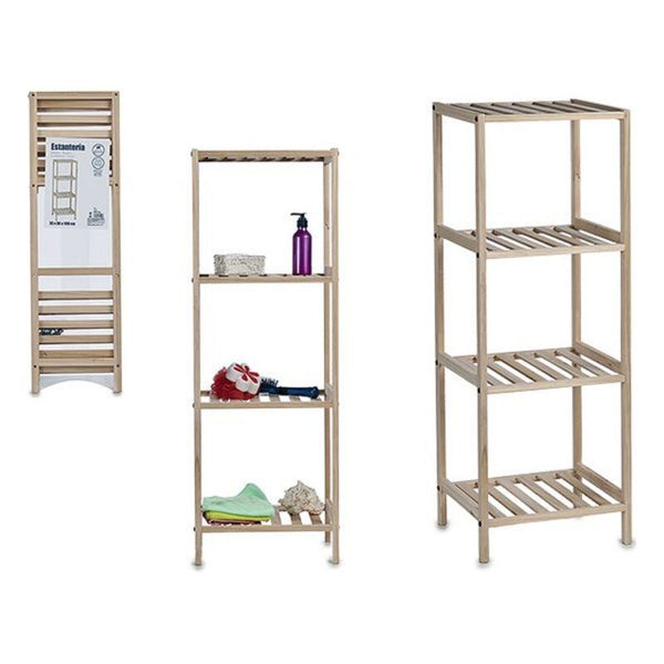 Shelves Wood Natural (35 x 30 x 100 cm)