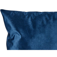 Cushion Velvet Blue Polyester (45 x 13 x 45 cm)