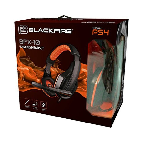 Gaming Headset with Microphone Tritton BLACKFIRE BFX-10 PS4 Orange/Black