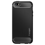 Spigen Rugged Armor case for iPhone 5S / SE black