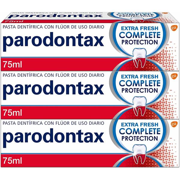 Fluoride toothpaste Parodontax Complete Protection Extra Fresh (3 uds x 75 ml) (Refurbished A+)