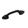 Door handle EDM Standard Ironwork Black Steel 210 mm