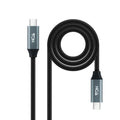 Câble USB C NANOCABLE 10.01.4301-L150 1,5 m Noir 4K Ultra HD