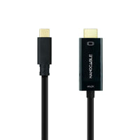 Cavo USB C con HDMI NANOCABLE 10.15.5132 Nero 1,8 m 4K Ultra HD
