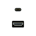 Cavo USB C con HDMI NANOCABLE 10.15.5132 Nero 1,8 m 4K Ultra HD
