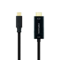 USB C to HDMI Cable NANOCABLE 10.15.5133 3 m Black 4K Ultra HD