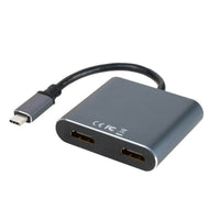 Adapter USB C v HDMI NANOCABLE 10.16.4305 4K Ultra HD Siva 15 cm