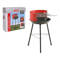 Barbecue a Carbone con Gambe Algon Rosso Nero (51,5 x 41 x 65 cm)