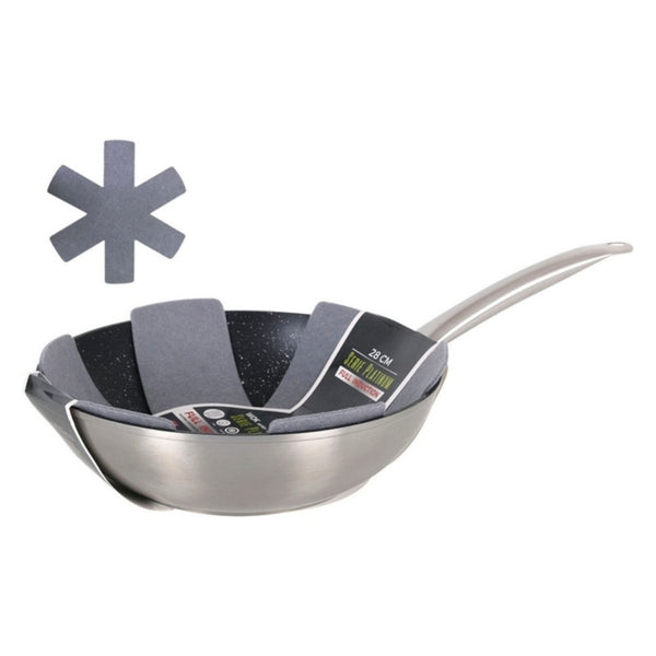 Wok Pan Quttin Platinum (Ø 28 cm) Toughened aluminium