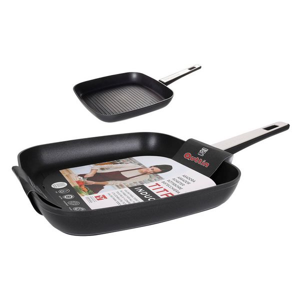 Grill pan Quttin Toughened aluminium (28 x 28 cm)