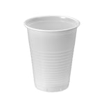 Lot de verres réutilisables Algon Blanc 220 ml 50 Unités