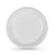 Set of reusable plates Algon Circular White 20,5 x 2 cm Plastic 100 Units