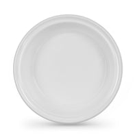 Set of reusable plates Algon Circular White 20,5 x 3 cm Plastic 100 Units