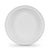 Set of reusable plates Algon Circular White 20,5 x 3 cm Plastic 100 Units