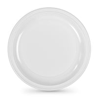 Set of reusable plates Algon Circular White 28 cm Plastic 12 Units