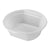 Set of reusable bowls Algon Circular White Plastic 500 ml 6 Units 16 x 16 x 5 cm