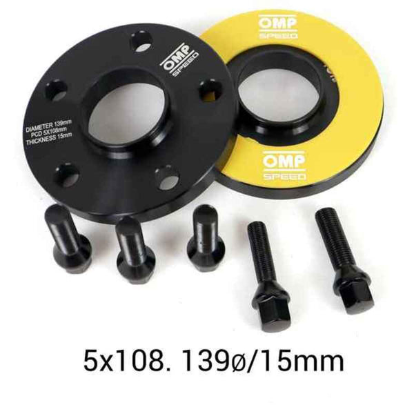 Ensemble de séparateurs OMP 5x108 58,1 M12 x 1,25 + M14 x 1,5 15 mm