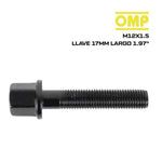 Screw kit OMP OMPS09641201 M12 x 1,50 Black