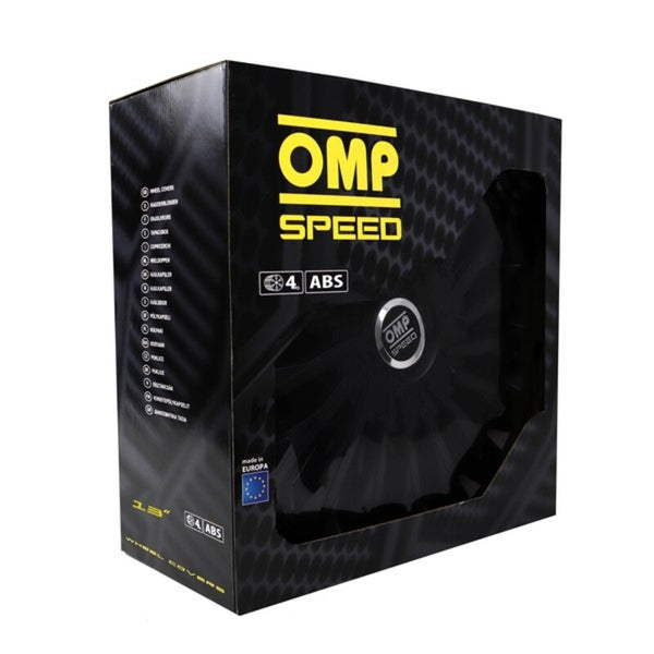 Hubcap OMP Stinger Speed Black 13" (4 uds)