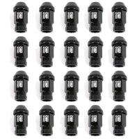 Set Nuts OMP 7075 M12 x 1,25 40 mm 20 uds Black